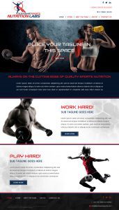 Fitness Website Example