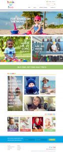 Baby Apparel Website Example