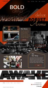 Coffee House website example