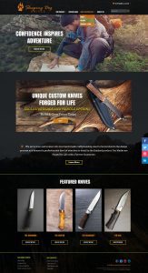 Wilderness Equipment Website example