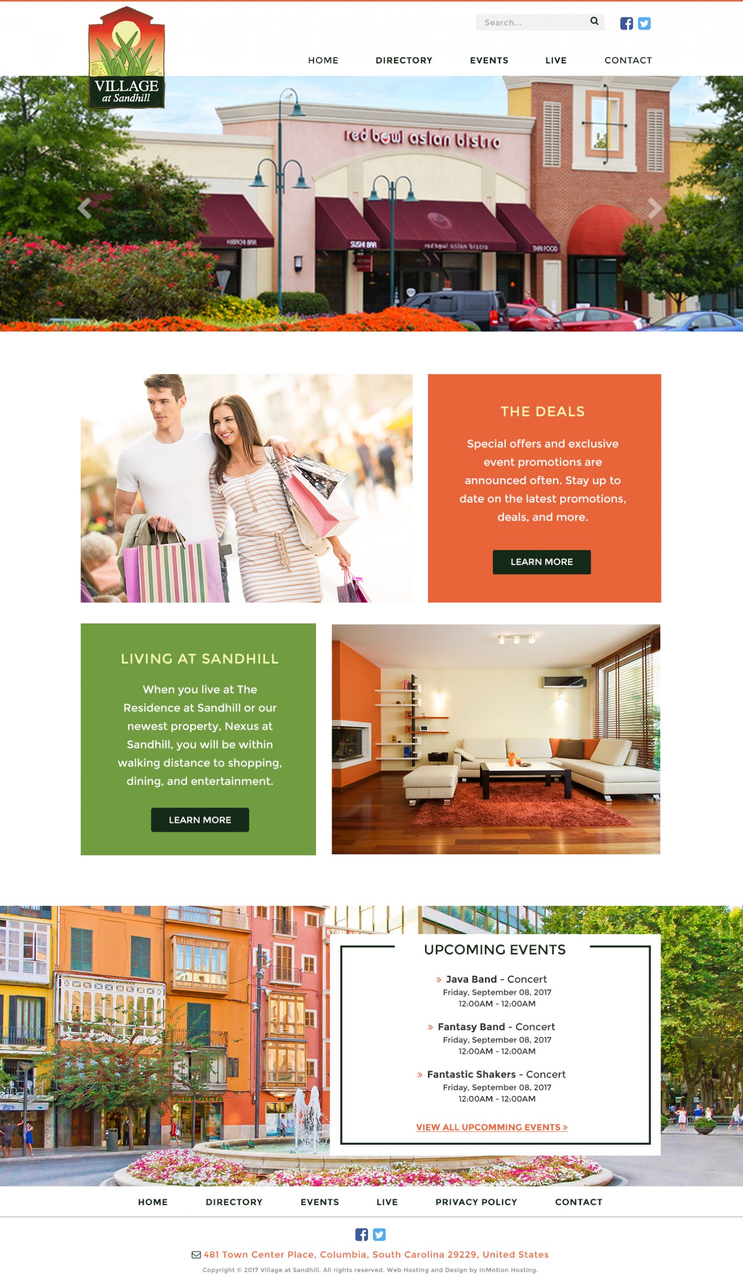Shopping Center Directory Hompage